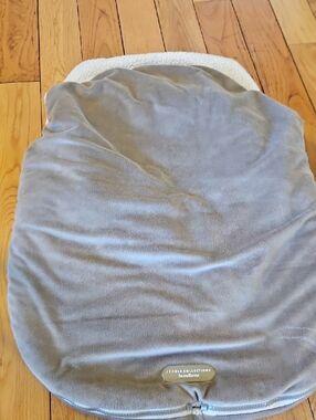 JJ Cole Gray Plush Sherpa Infant Sleep Sack